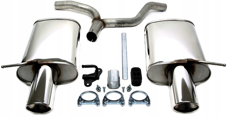 02AU024-10D - AUDI A4 B6 8E спортивна вихлопна система та TECHNIX