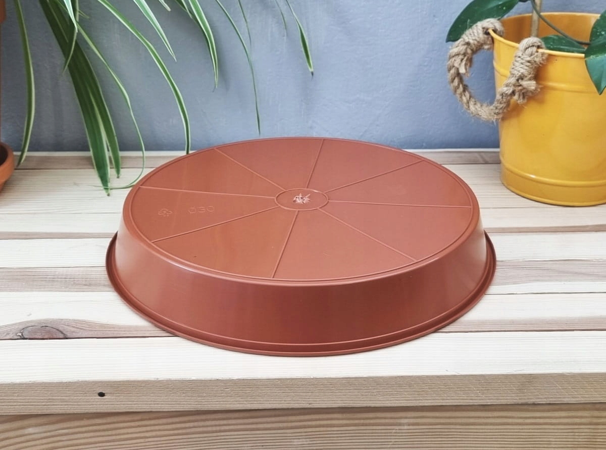 PODSTAWKA PLASTIKOWA do doniczek TERAKOTA 30cm Długość (cm) 30