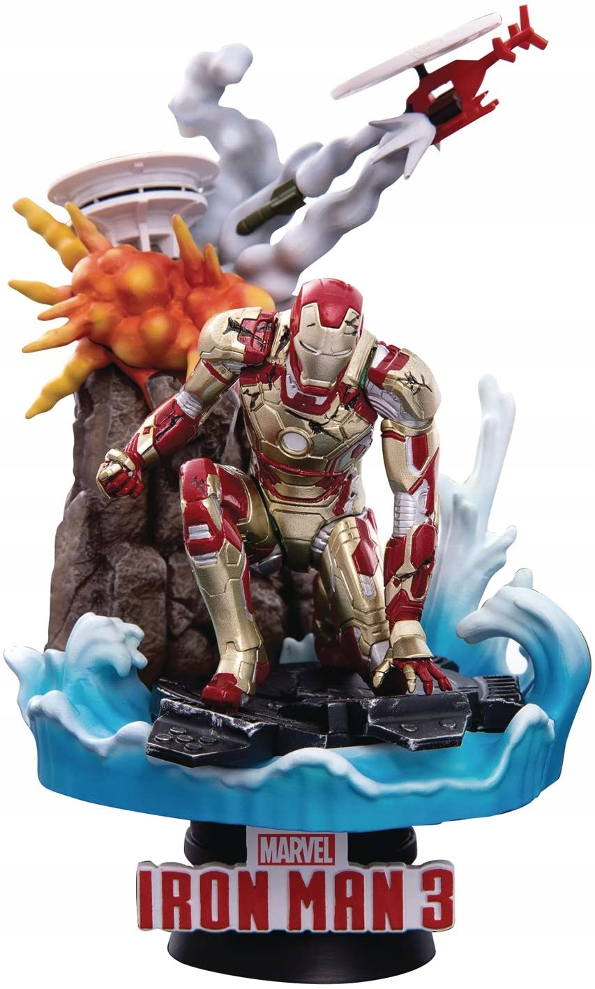 Figurka Beast Kingdom Iron Man Mark 42 D-Stage Prasklá Krabička