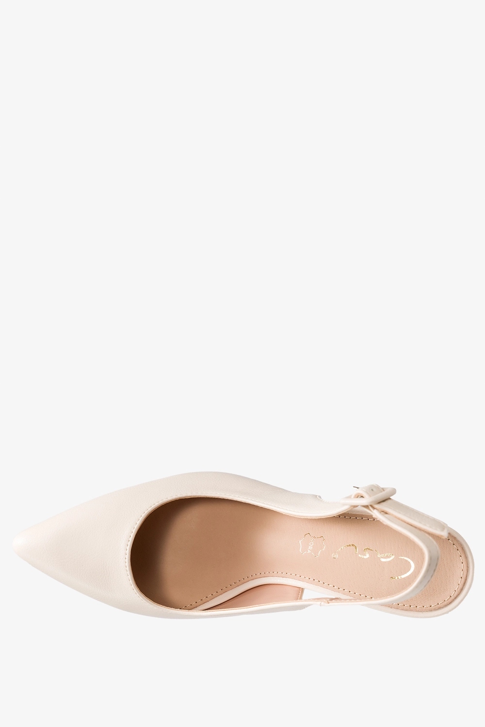 CZÓŁENKA DAMSKIE NA OZDOBNYM OBCASIE SŁUPKU MODNA ODKRYTA PIĘTA LEKKIE r 39 Rozmiar 39