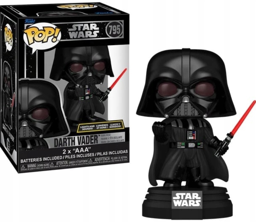 Funko Pop! Star Wars 795 Darth Vader (světla a zvuky) akční figurka