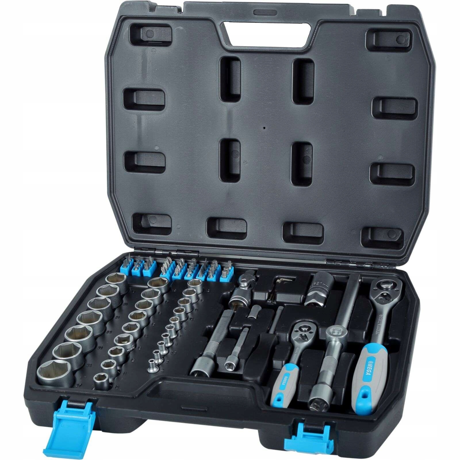 sada nástrčných klíčů 1/2" 1/4" 4-27 mm 72 dílů