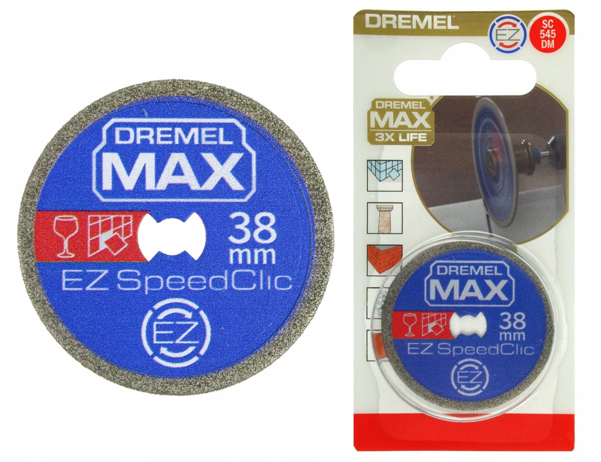 

Tarcza Diamentowa 38mm SC545DM Ez SpeedClic Dremel