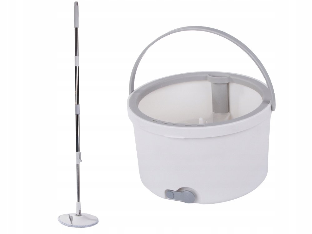 Levně Verk 27461 Rotační mop 360, kbelík, 2x potah z mikrovlákna bílý