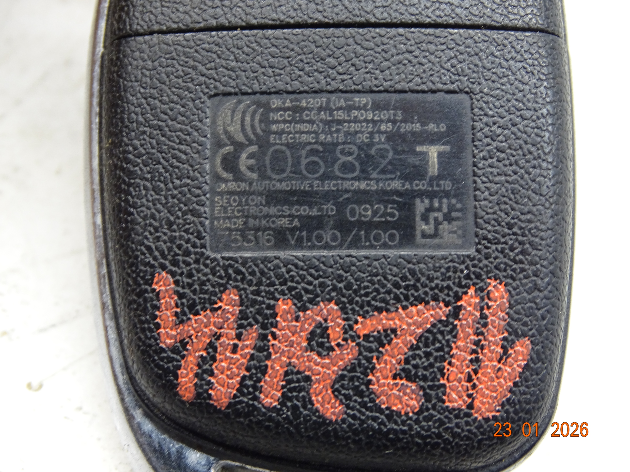 key key PILOT KIA CEED HYUNDAI I10
