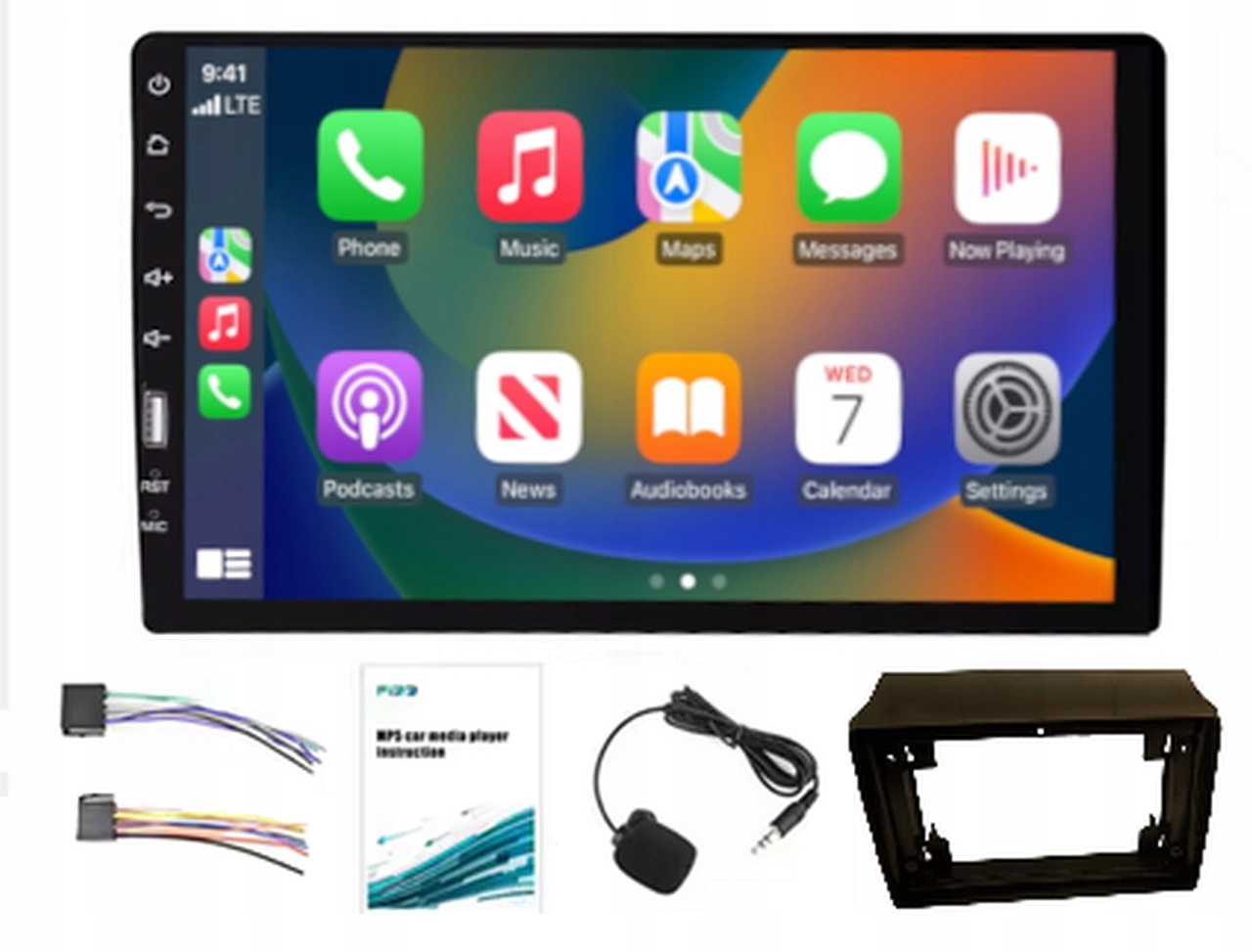 Rádio Fiat Ducato 2006-2024 Android Auto Carplay Usb MP3 Bluetooth