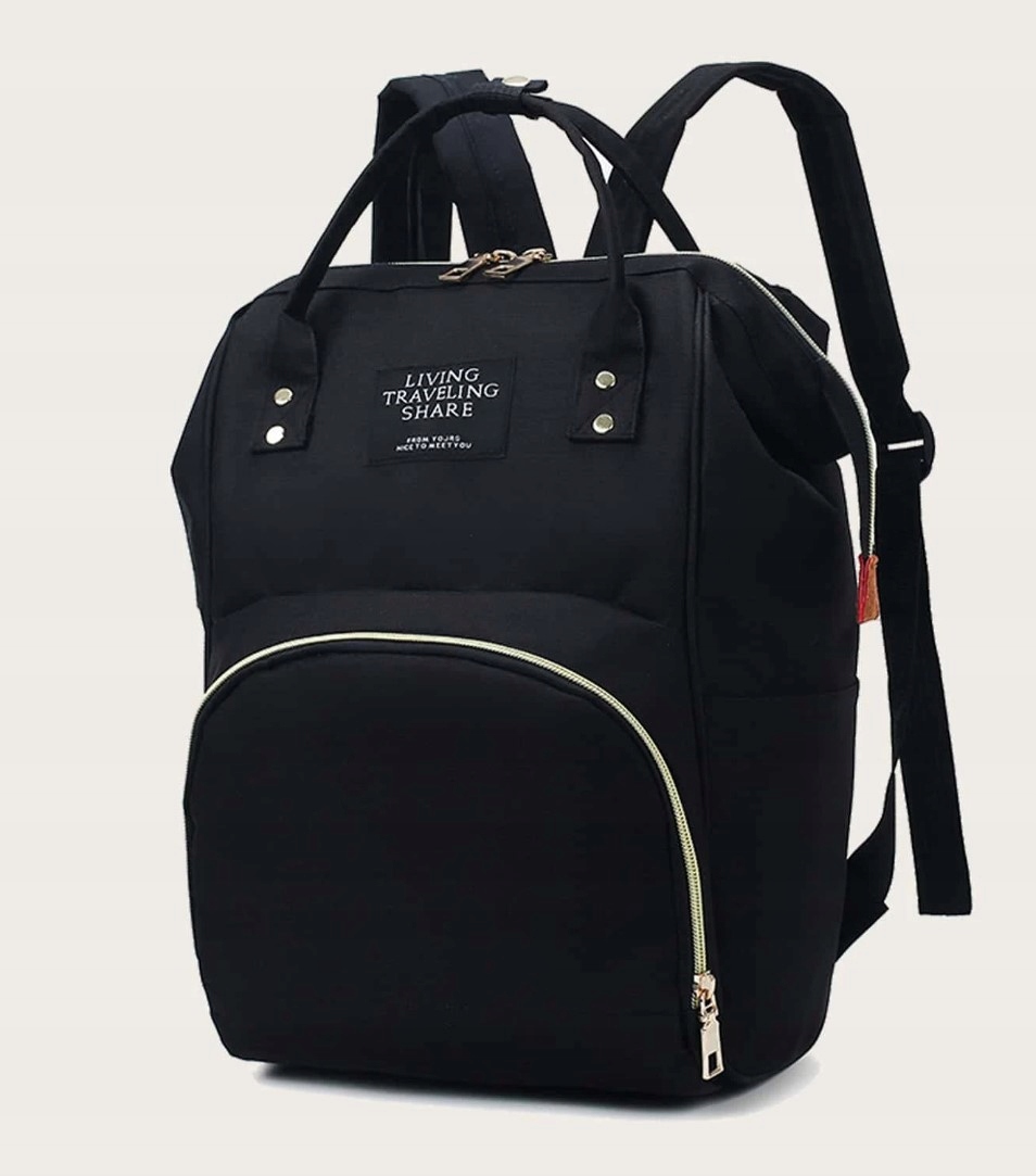 TORBA DO WÓZKA PLECAK ORGANIZER DLA MAMY TATY 3w1 Wzór dominujący bez wzoru