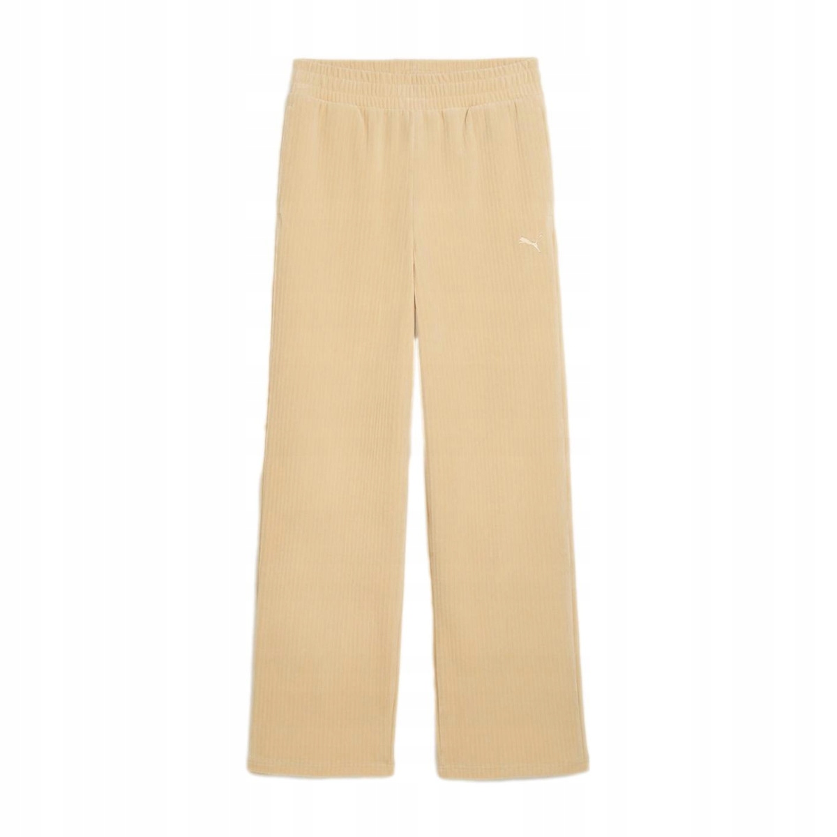 Dámské kalhoty Puma 68810883 Ess Elevated Velour Rib Béžová M