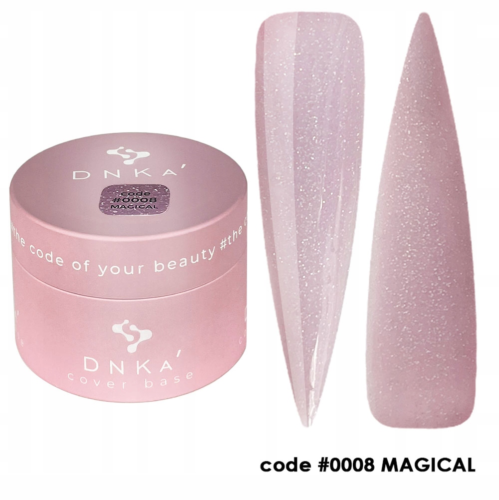 Hybridní báze ve sklenici Dnka Rubber Base French (cover) 30 ml #0008 Magical