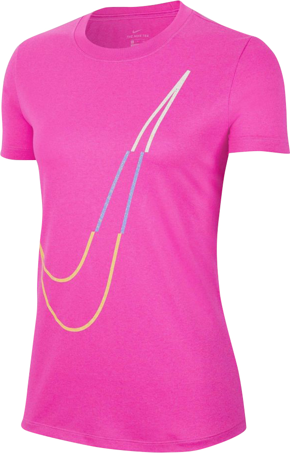 Dámské triko Nike Dri-Fit Legend Icon Clash Pink|XS I-19
