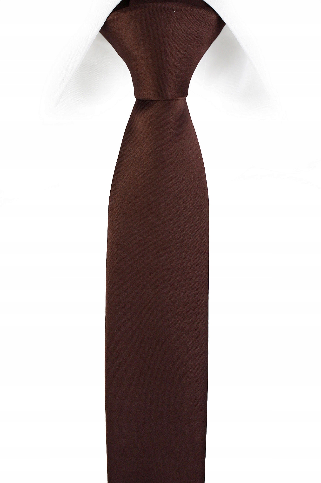 

Wąski Krawat Śledź Gorzka Czekolada Ciemny Brąz