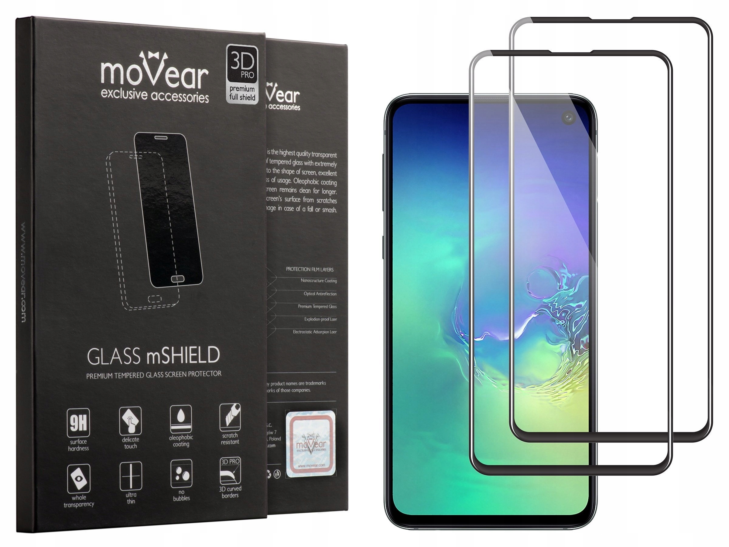 

2x moVear | Szkło Hartowane 3D Pro na Samsung A51