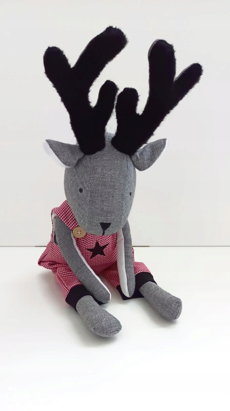 Los Sob mazlíček dekorace ruční práce 60cm