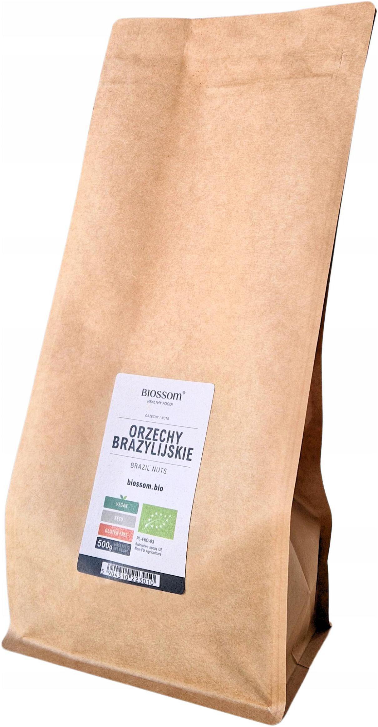 Levně Ořechy Brazilské Bio 500 G Ekologický Certifikát Selen Kyselina Listová