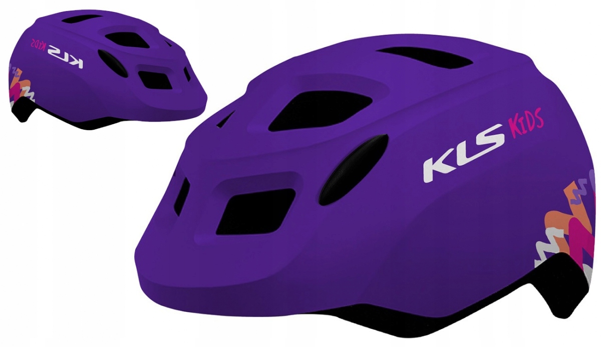 DZIECIĘCY KASK ROWEROWY KELLYS ZIGZAG 022 PURPLE FIOLETOWY / 50-55 cm