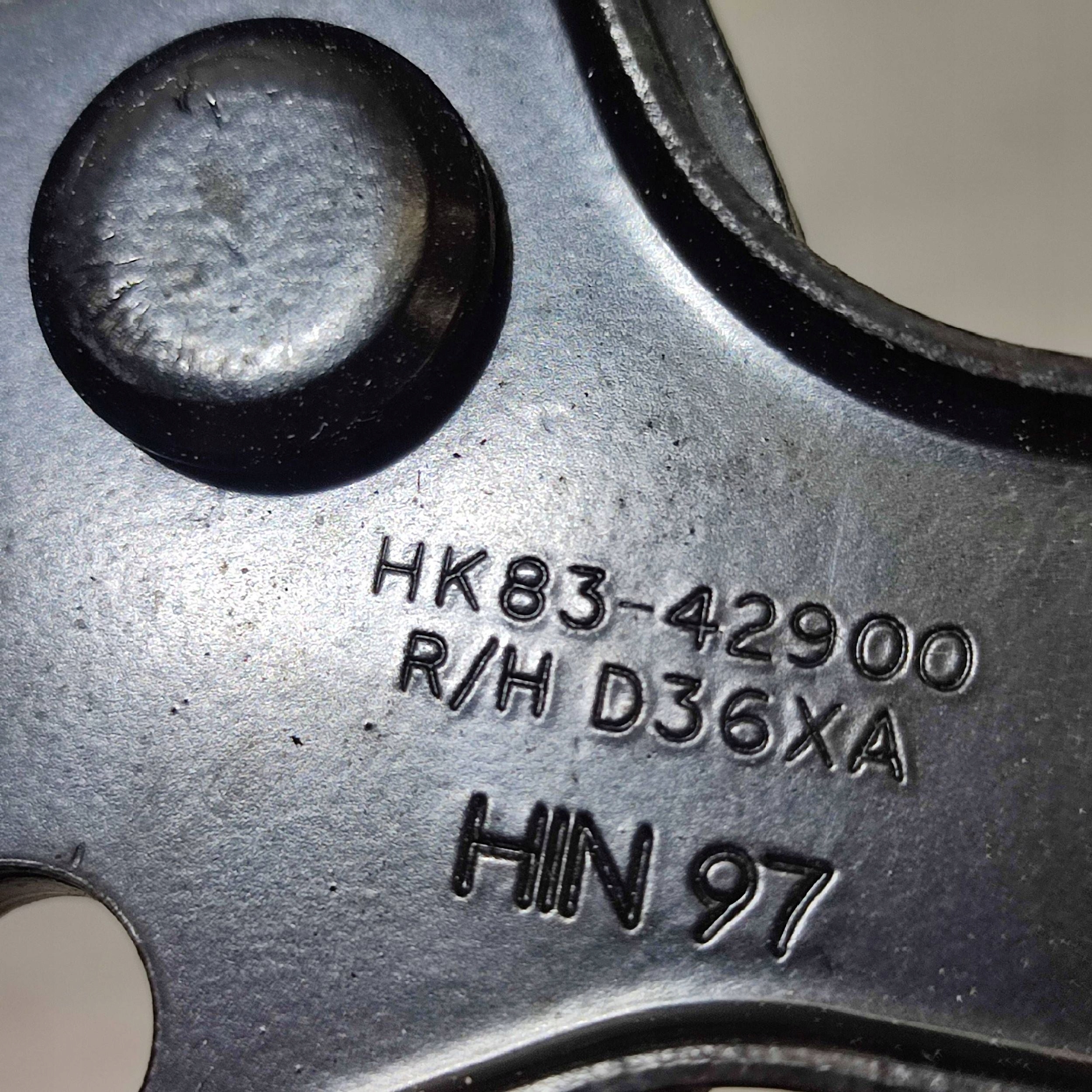hinges bonnet boot rear part side right Jaguar F-Pace HK834290