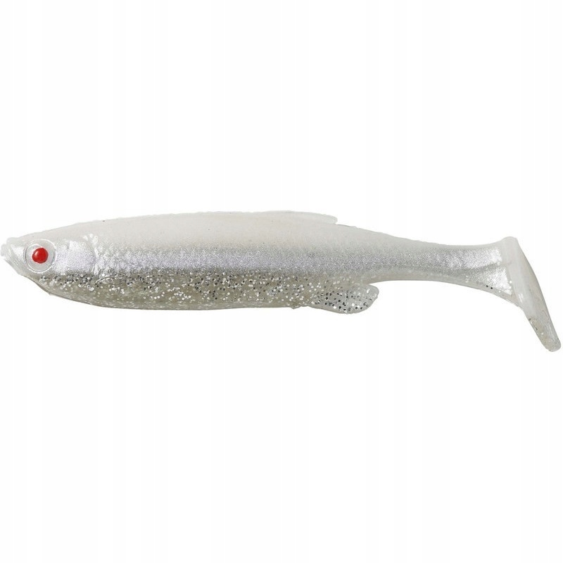 3D Fat Minnow T-tail 7,5cm 5g White Silver