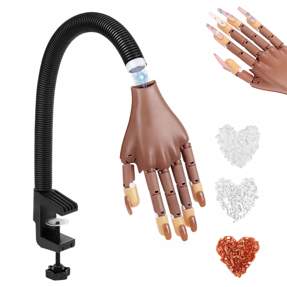 Model Ruky Pro Manikúru 300 Nástavců Abs Klip Elastická Rukojeť