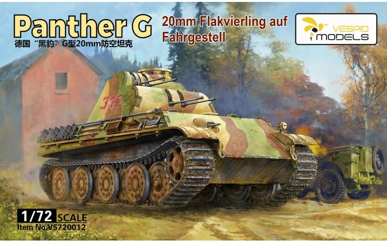 Vespid Models 720012 Panther G Flakvierling 1:72