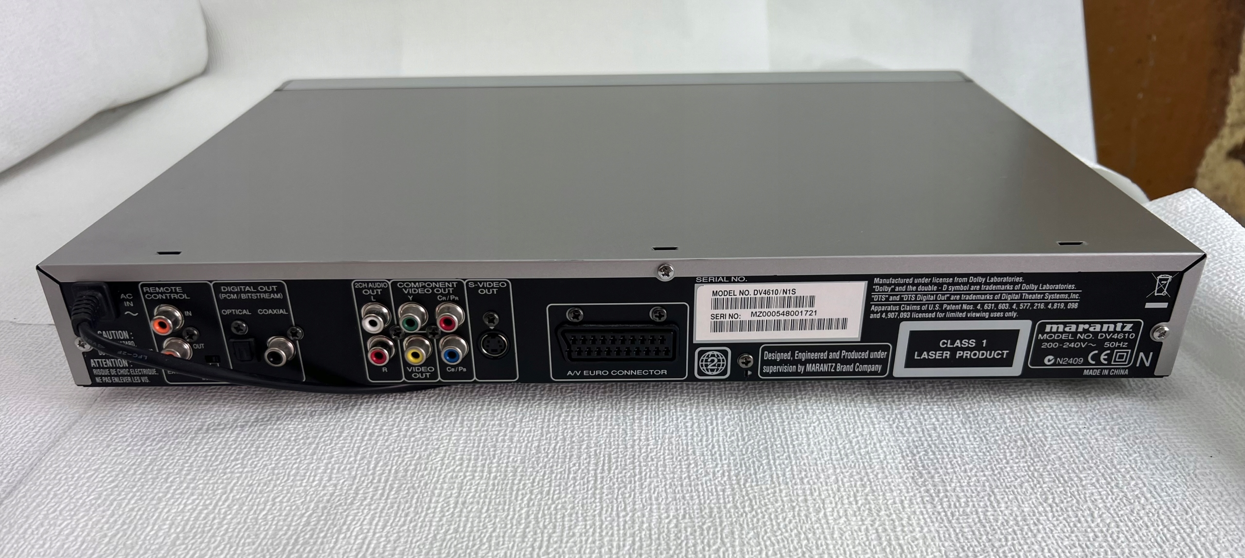 MARANTZ DV4610 ODTWARZACZ DVD Marka Marantz
