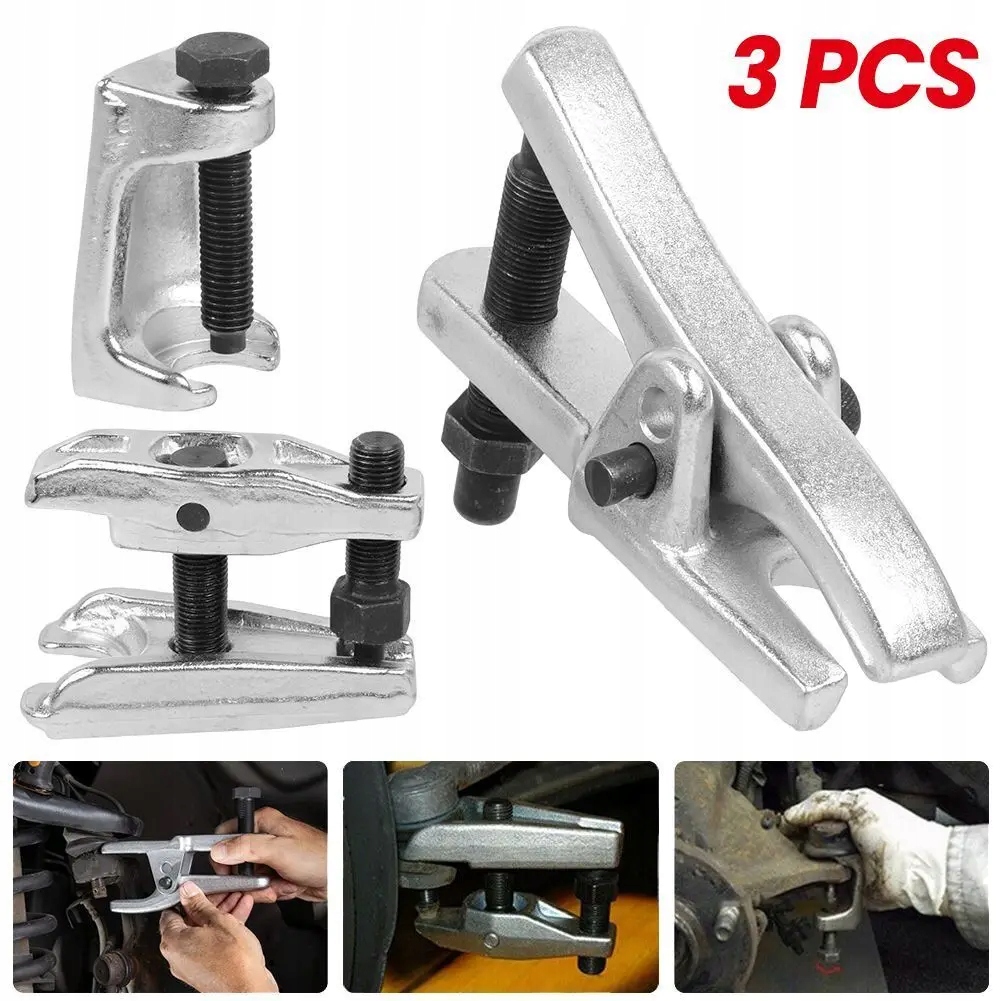 3-elementowy Zestaw Ściągaczy do Przegubów Kulowych i Końcówki Drążka Waga produktu z opakowaniem jednostkowym 2.2 kg