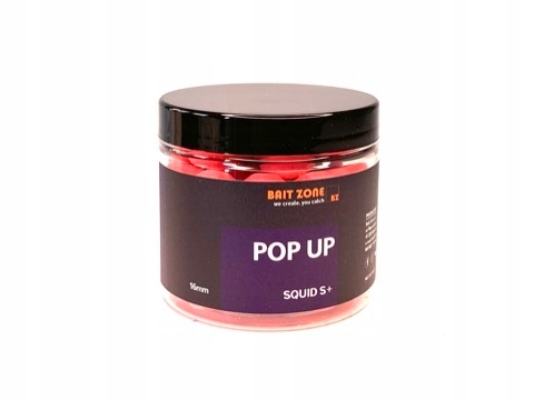 Bait Zone Pop Up Squid S+ 12mm 200ml Kulki pływające kałamarnica