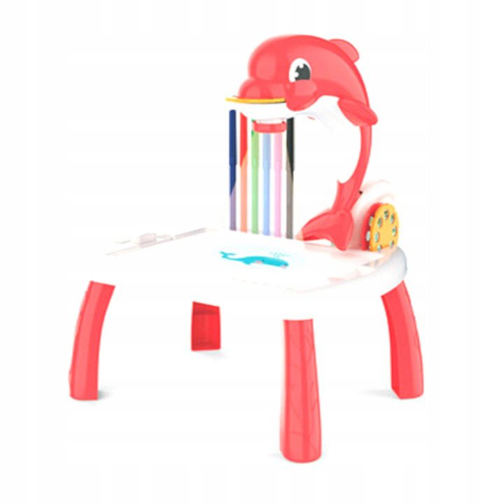 Projektor do rysowania stolik delfin tetris 200-1C Wiek dziecka 3 lata +