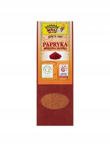 5 x Royal Brand červená paprika mletá Royal Brand 80 g Asta 100