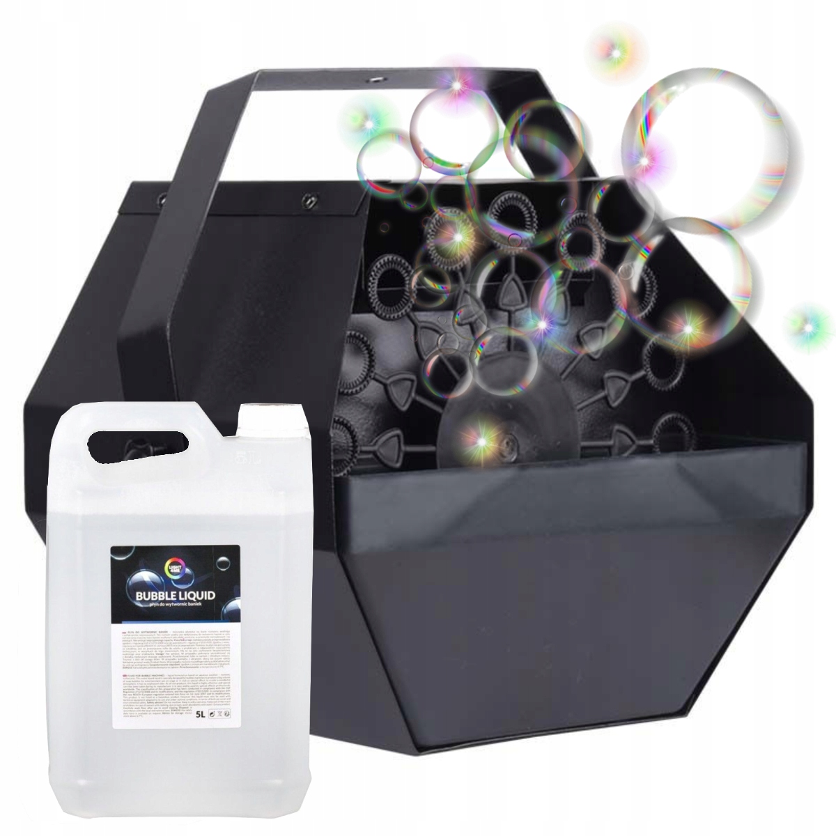 Wytwornica Baniek Mydlanych Maszyna Do Baniek Płyn Do Baniek 5L