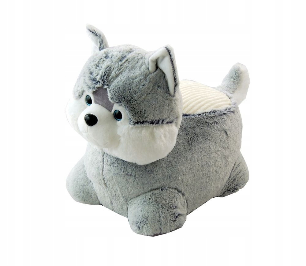 

Pluszowa Pufa dla dziecka Piesek Husky Maskotka