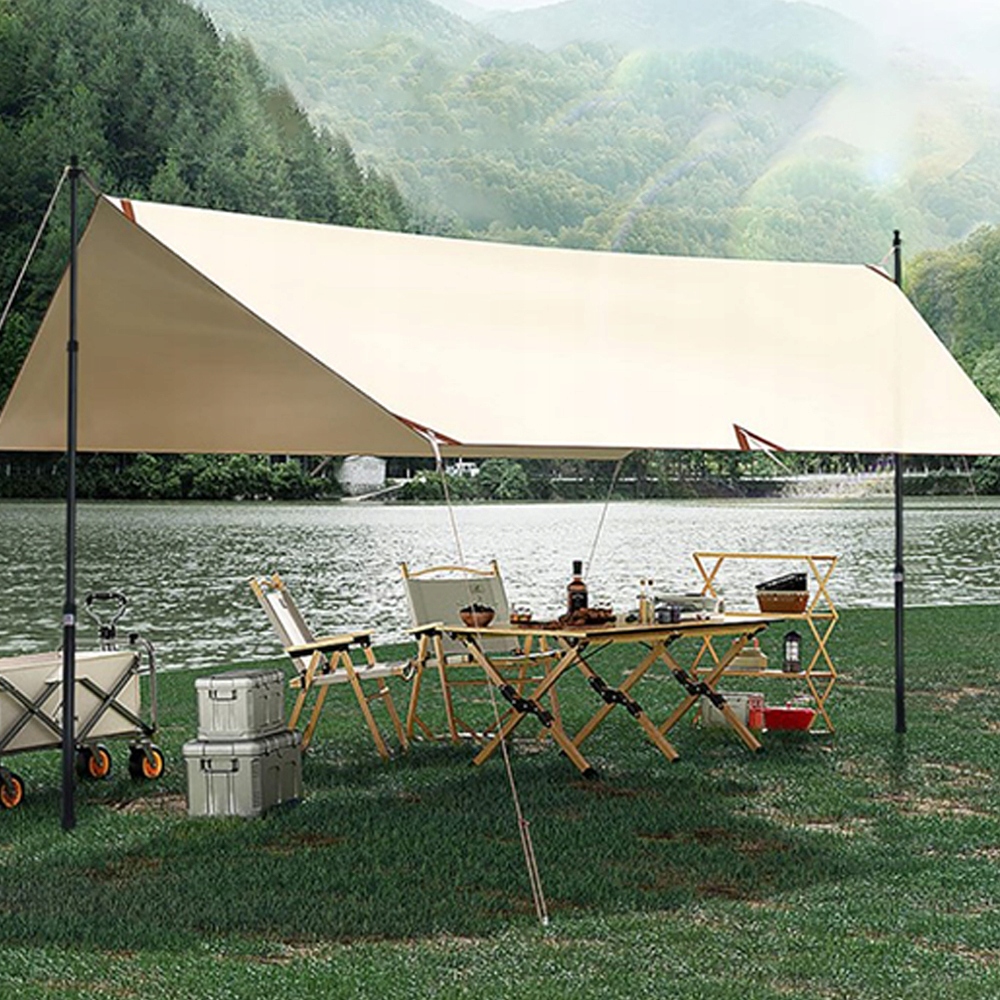 DRĄŻKI NAMIOTOWE TELESKOPOWE SŁUP WSPORCZY NA ZEWNĄTRZ 90-235 CM 2 PCS Zestaw nie