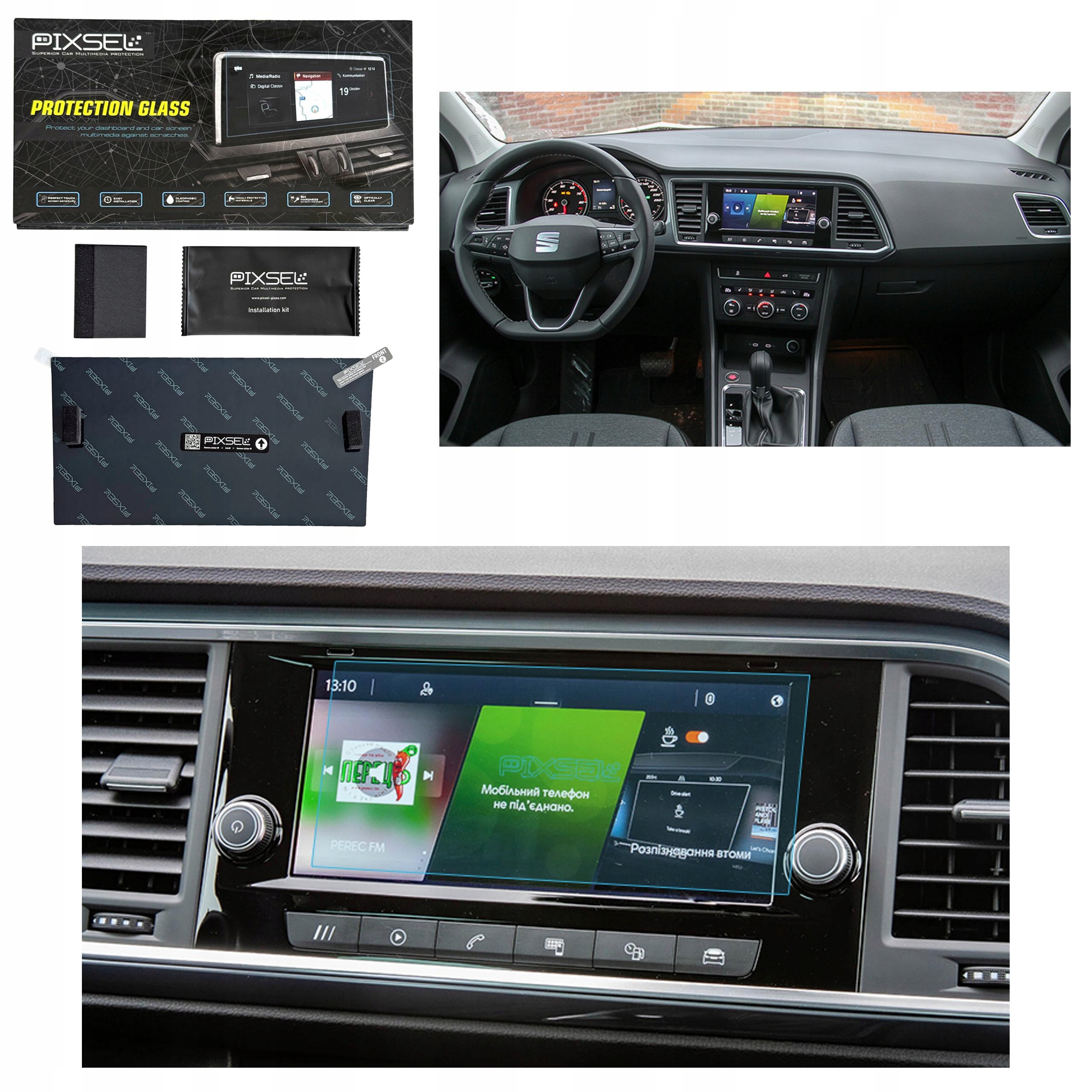 Antyodciskowe Matowe Szkło Ochronne Seat ATECA-8.1“ 2020-na monitor