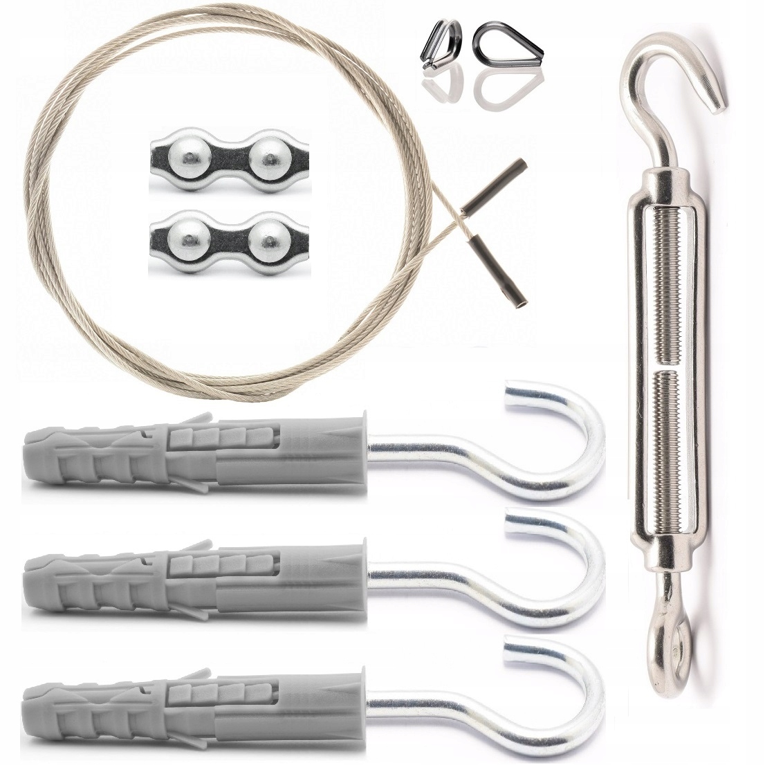 6m Z17 KARNISZ LINKA LINKOWY DO ZASŁON TARASOWYCH OGRODOWYCH NA TARAS