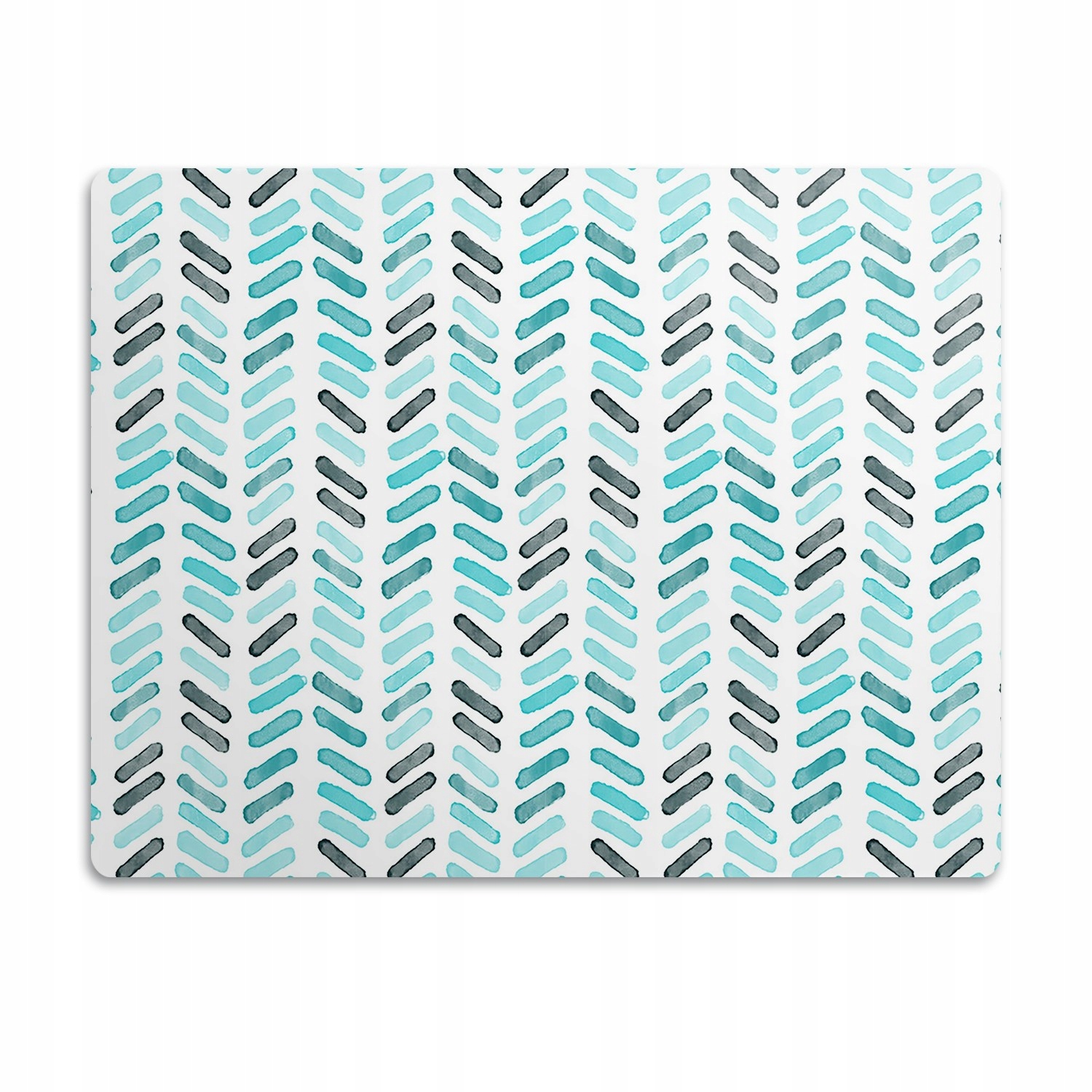 Levně Voděodolná podložka pod misku Vertikální vzor 90x60 cm