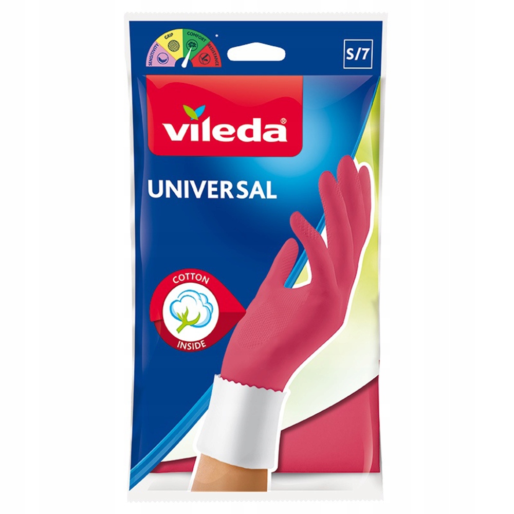 

Vileda Rękawice Gumowe Do Sprzątania Universal S