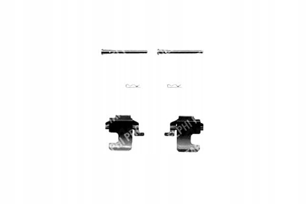 ZESTAW MONTAŻOWY KLOCKÓW FIAT PRZÓD GRANDE PUNTO D Producent części Delphi