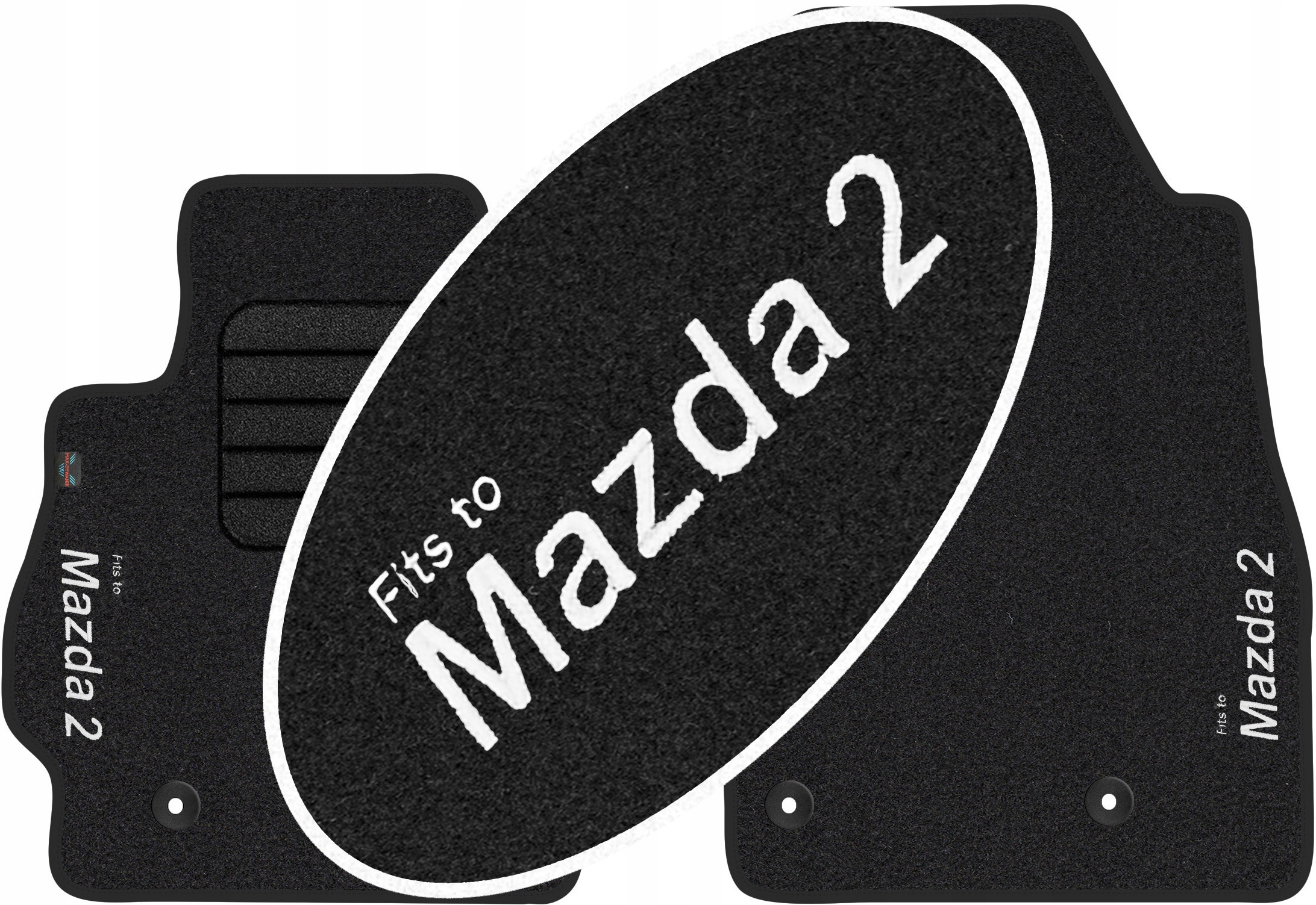 

Mazda 2 II 2007-2014 Dywaniki z Haftem