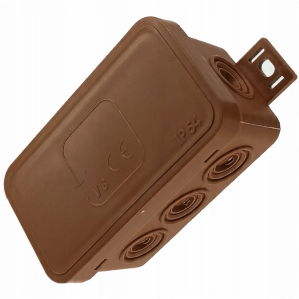 

Puszka Natynkowa 80X45 Hermetyczna V8 Brąz 1X