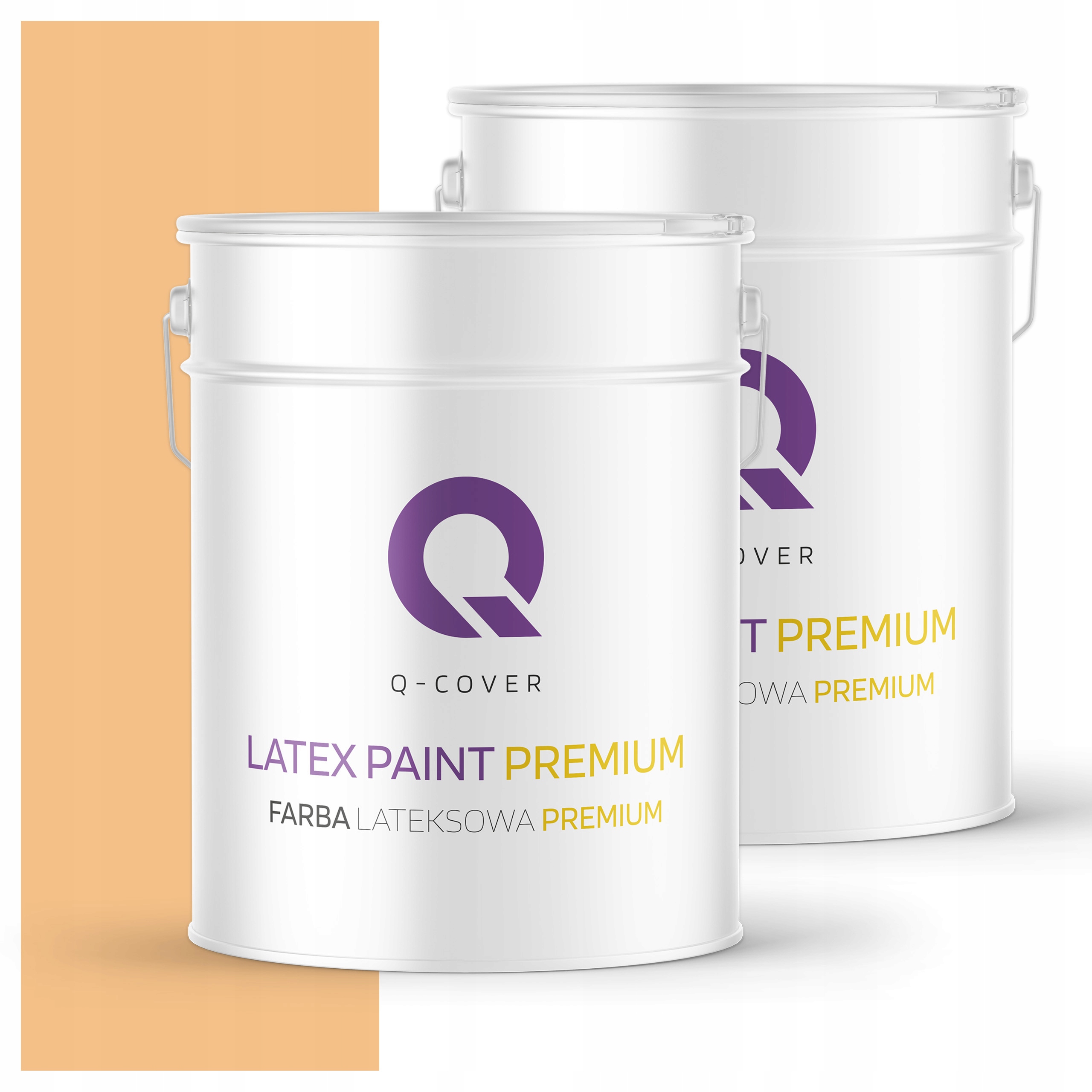 Farba odolná voči škvrnám Umývateľná na steny stropov 10L mat Oranžová svetlá