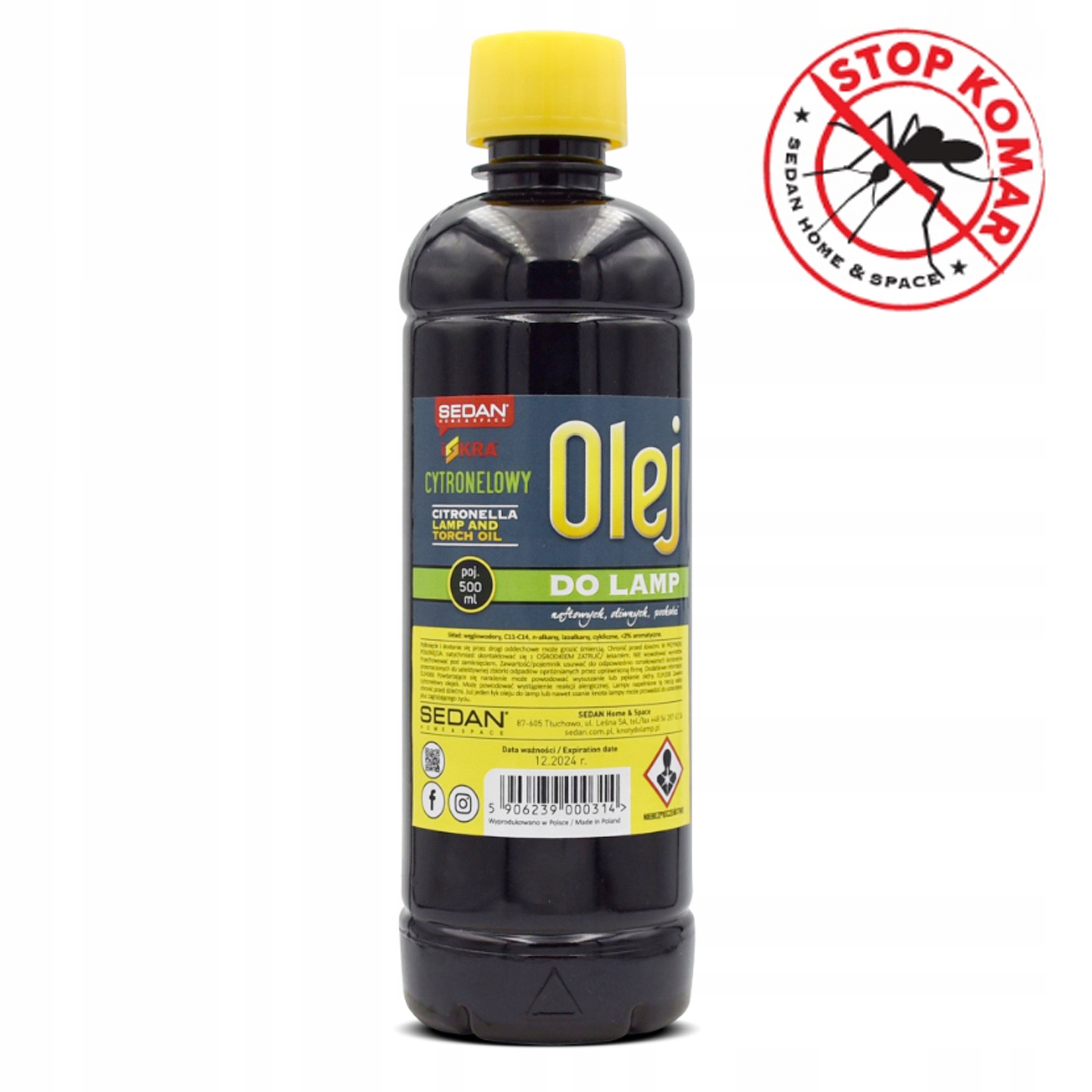 

Nafta Na Komary Owady Cytronelowa Do Lamp 500 ml