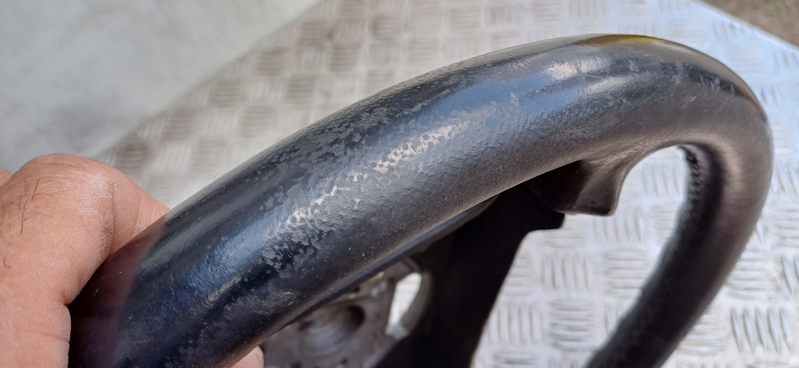 BMW E46 lenkrad SKORZANA Leder 6753947