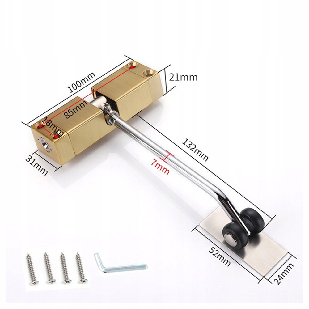SAMOZAMYKACZ do DRZWI furtki bramki STAL 10-40kg Marka inna