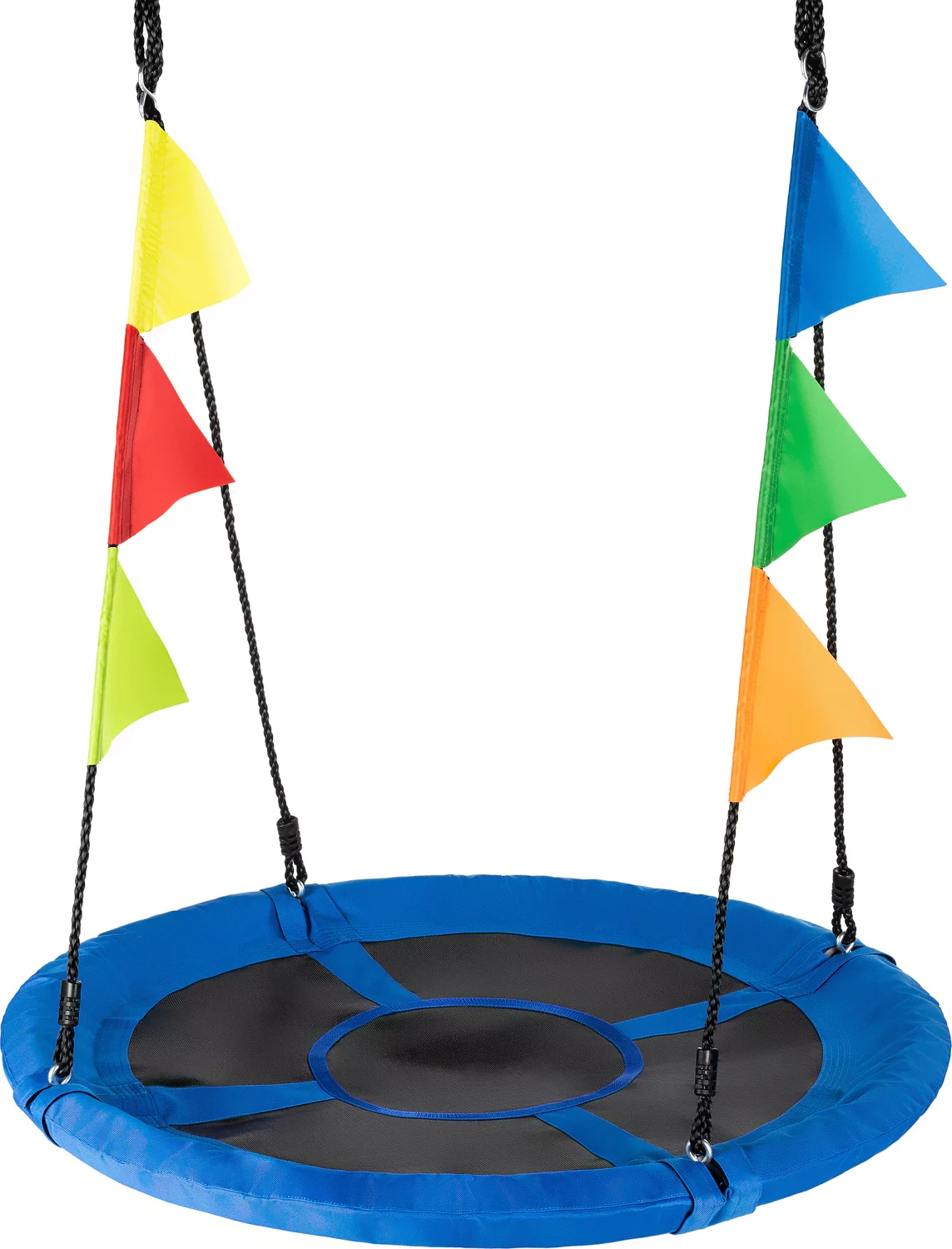 HUŚTAWKA BOCIANIE GNIAZDO OGRODOWA DLA DZIECI Z FLAGAMI XXL OUTTEC Certyfikaty, opinie, atesty CE EN 71