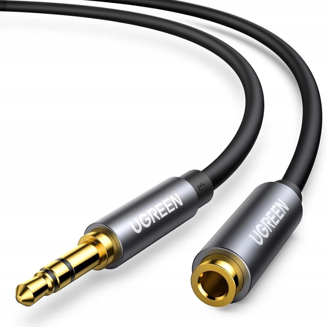 Kabel Ugreen AV118 10538 mini jack 3,5 mm (męski) mini jack 3,5 mm (żeńsk