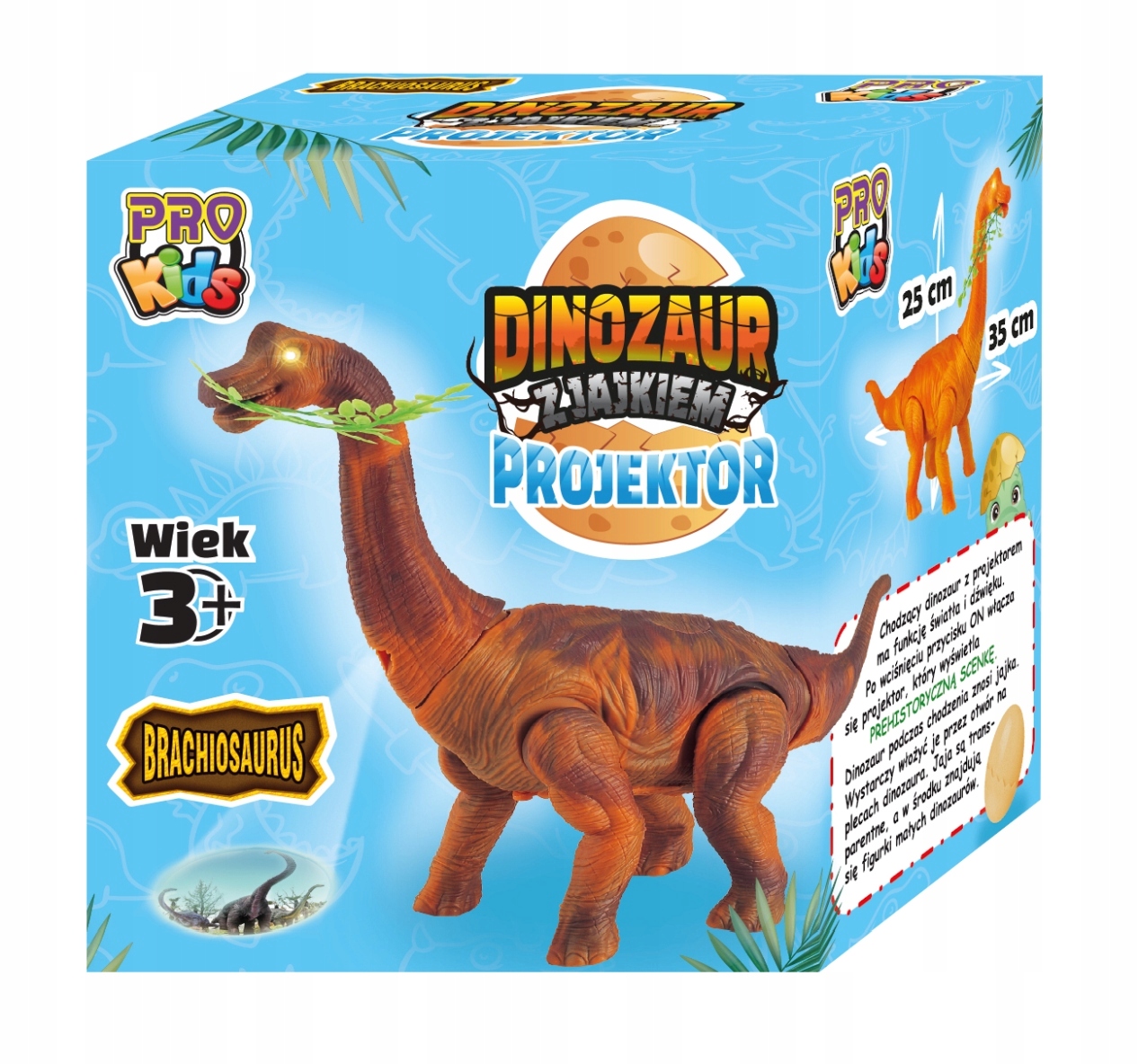 

Dinozaur Z Jajem I Projektorem zabawka dla dziecka