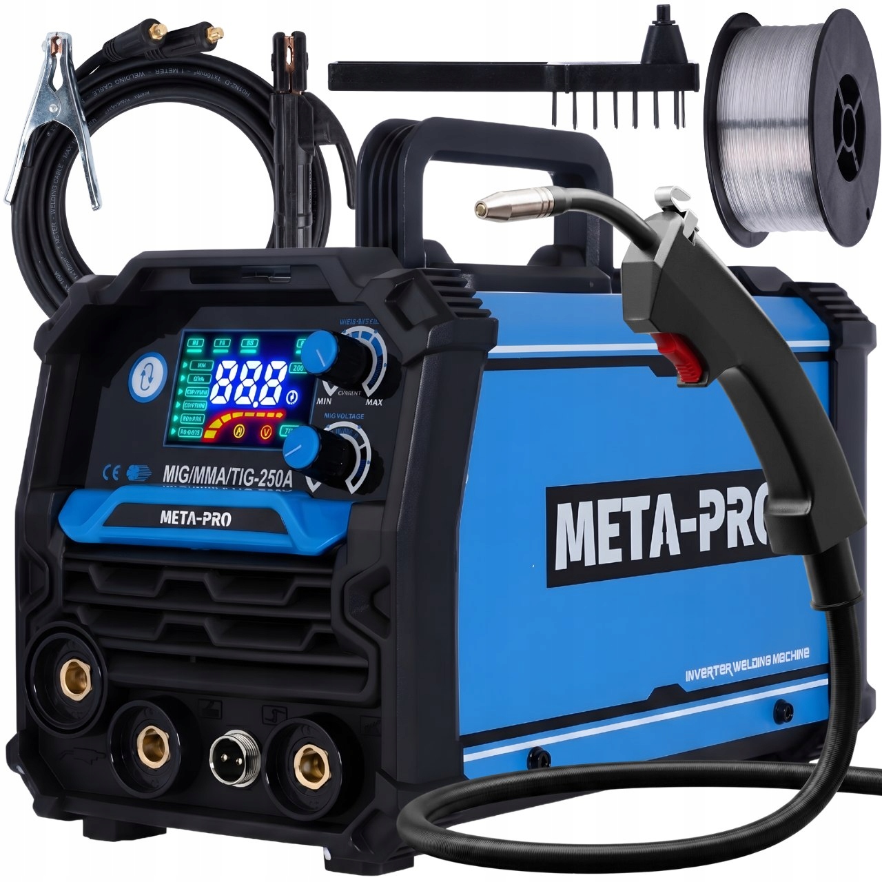 Spawarka inwertorowa Migomat Igbt Mig Mma Tig 200A