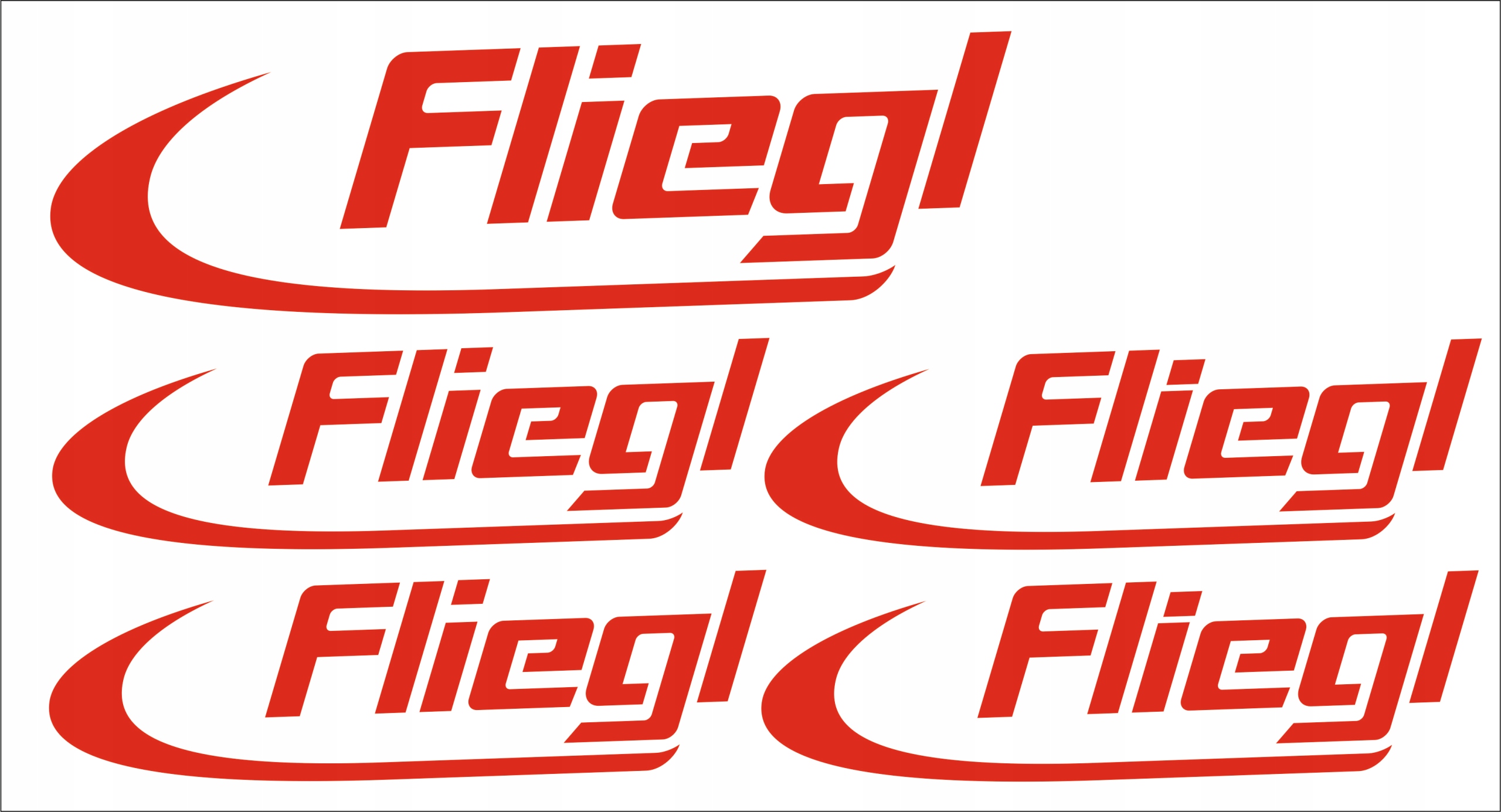Naklejki Fliegl Komplet 5 Naklejek