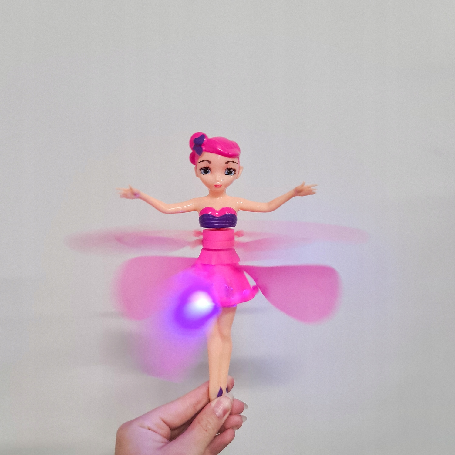 Latająca Magiczna Lalka Wróżka Sterowana Ręką LED Płeć Chłopcy Dziewczynki