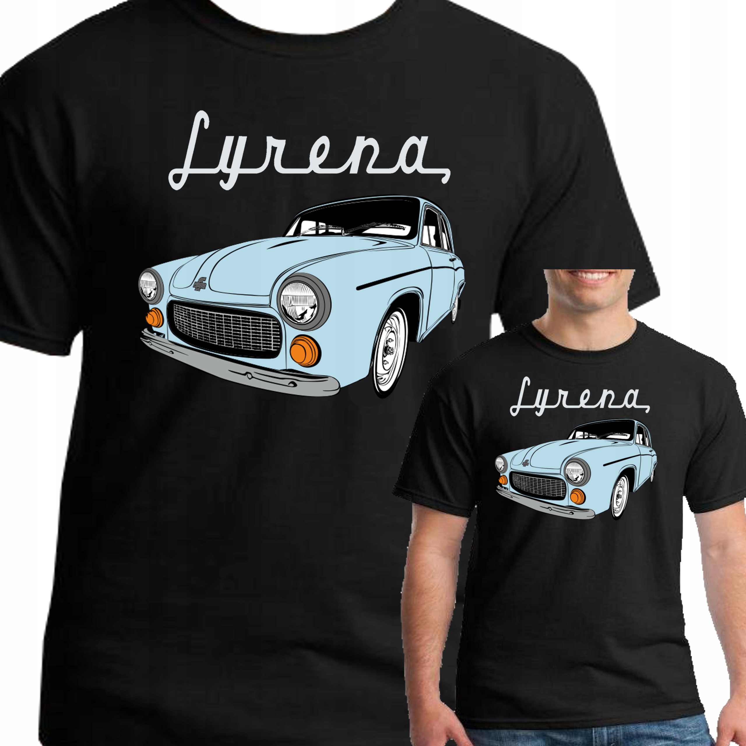 

Koszulka Syrena Prl Syrenka Retro M 3080 Czarna