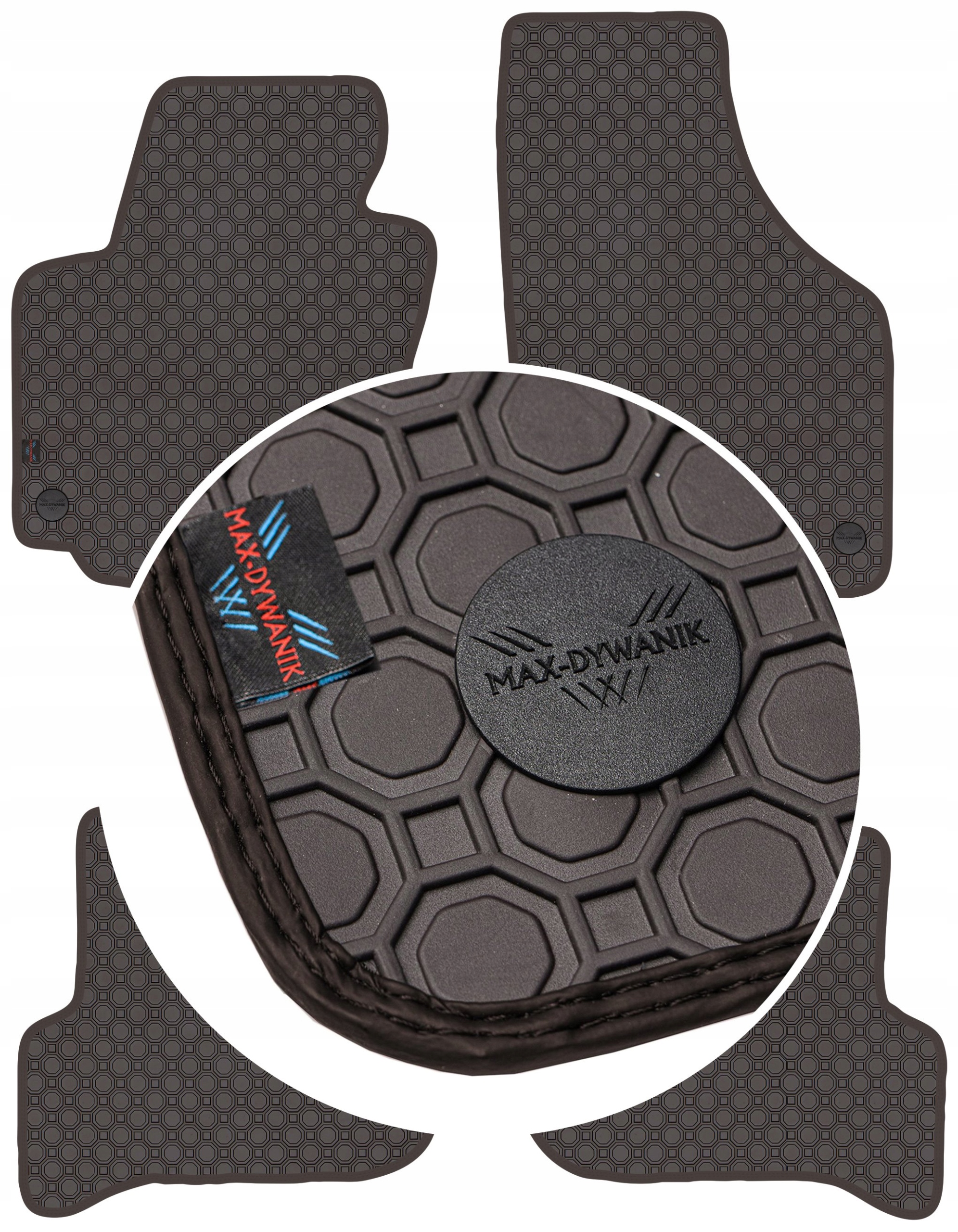 Seat Altea XL 2006-2015 Hnědé podlahové rohože